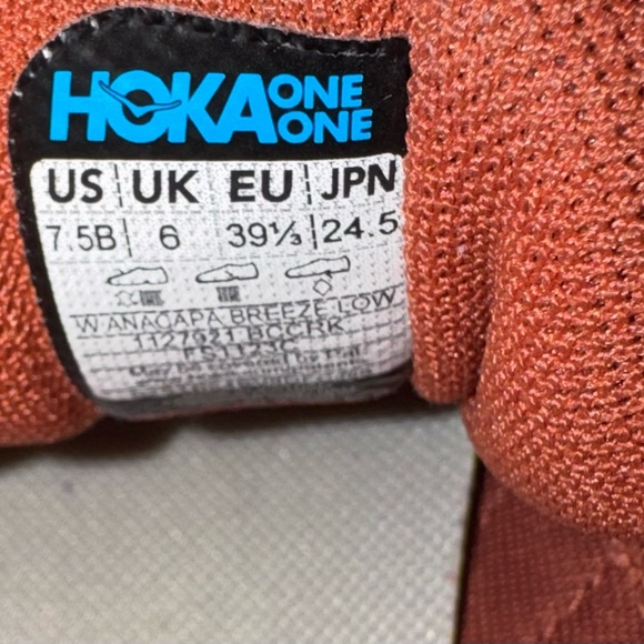 Hoka Women's Athletic Shoes Anacapa Size 7.5 - Picture 14 of 16